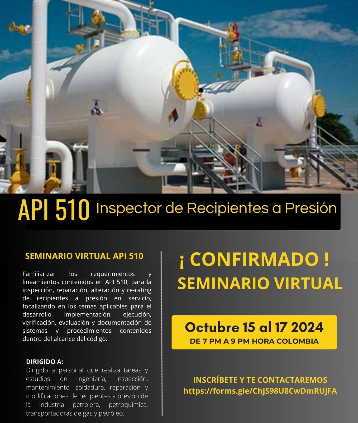 Seminario Online API 510 - Ing Jose Rauda - Oct 15